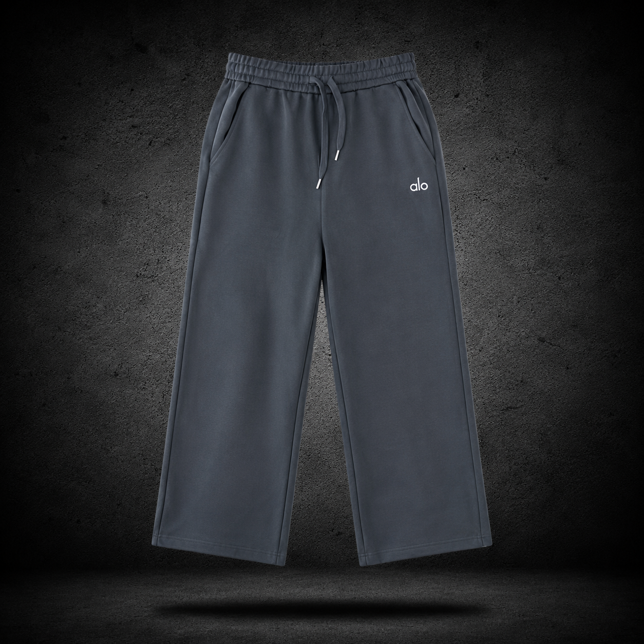 Pantalón Wide Leg Alo Premium Gris