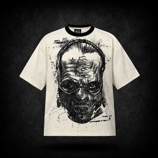 Playera Hellstar Phantom Mask White