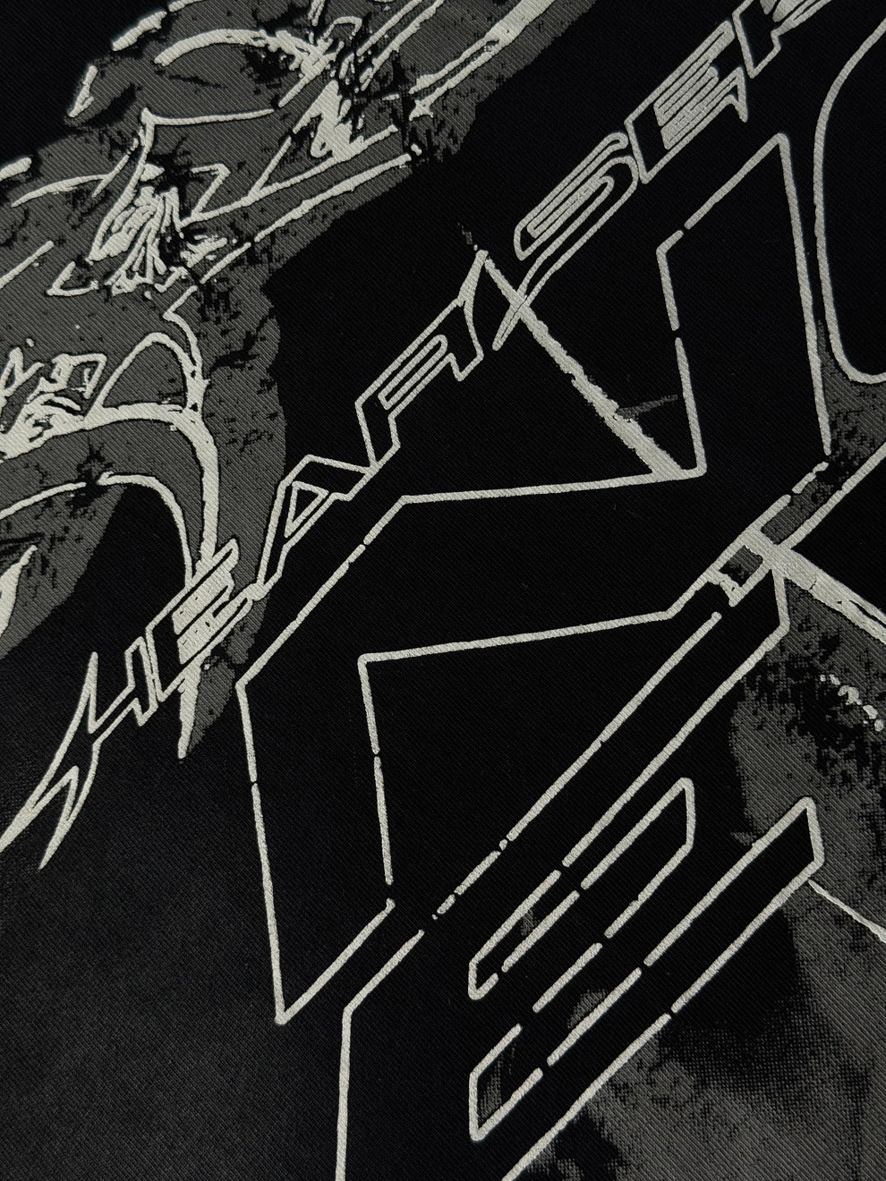 Playera Hellstar No Evil Negra
