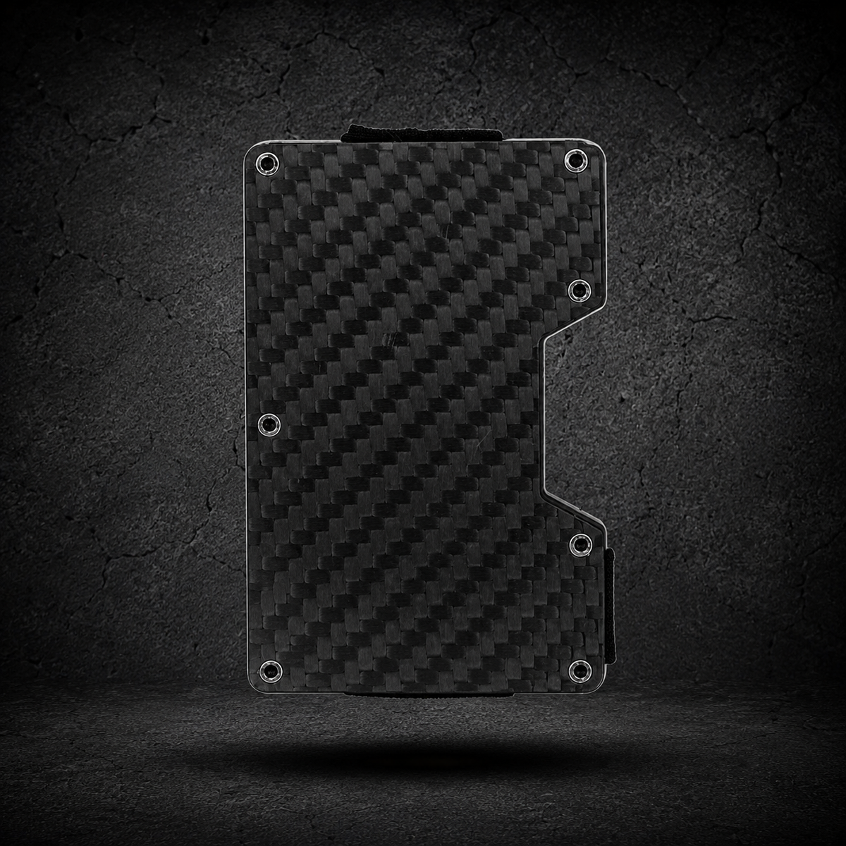 Cartera Tarjetero Carbon Fiber Money Clip – Negra