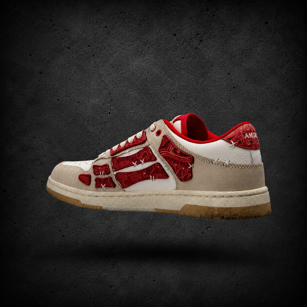 BANDANA SKEL TOP LOW ROJO