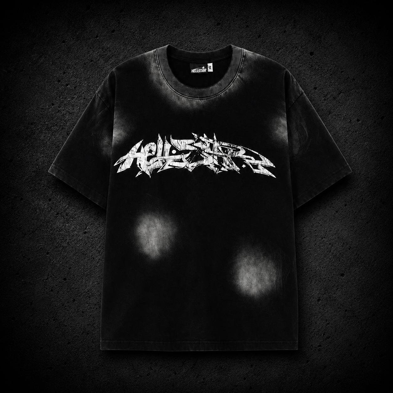 Playera Hellstar Graffiti Logo Black