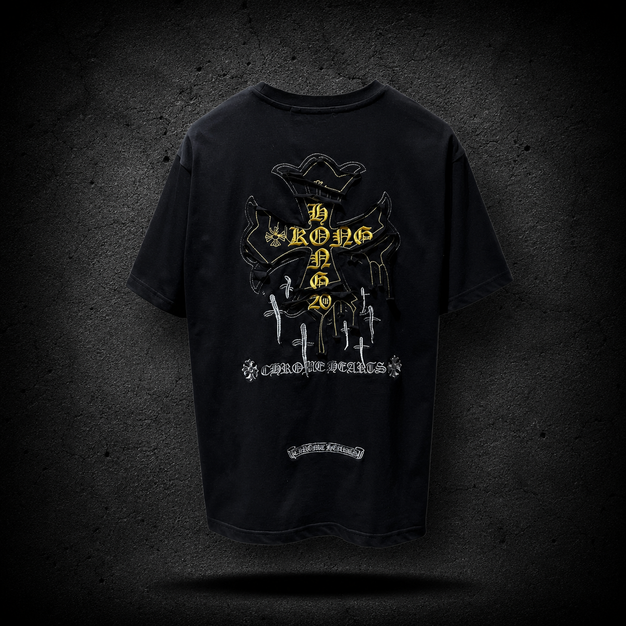 Playera Chrome Hearts Holy Cross Black
