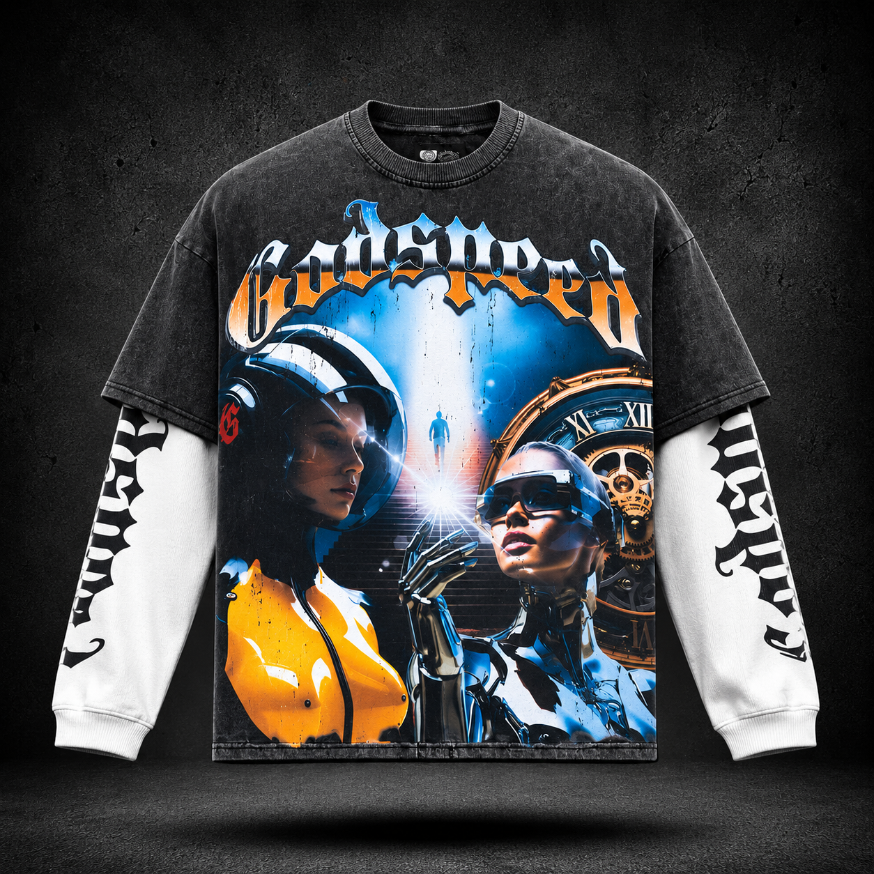 Playera Godspeed Cyber Future Layered