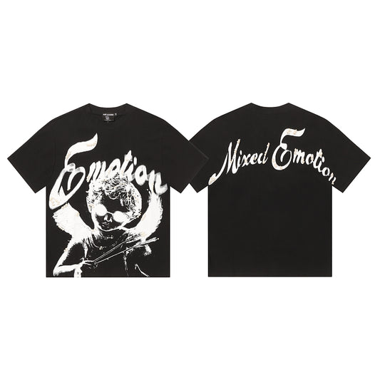 Playera Mixed Emotion – Dark Angel Black
