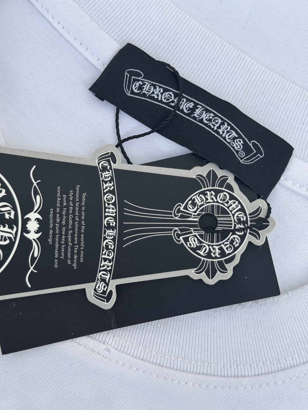 Chrome Hearts Cross Hong Kong White Tee
