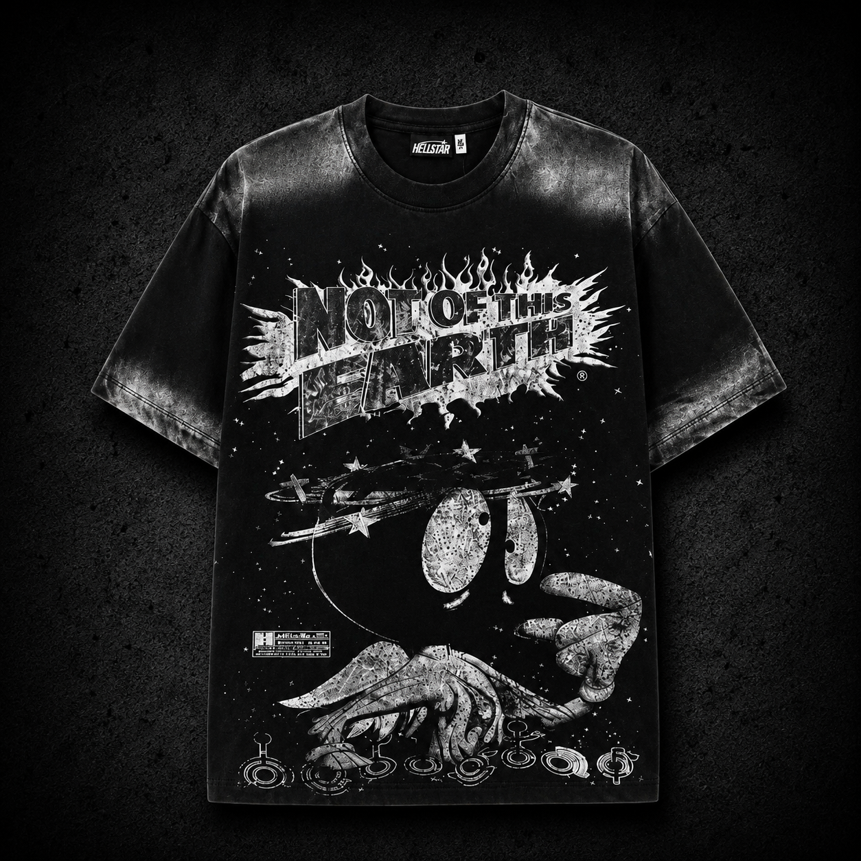Playera Hellstar Void Orbit Black