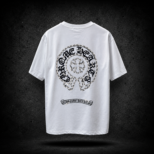 Playera Chrome Hearts Horseshoe White