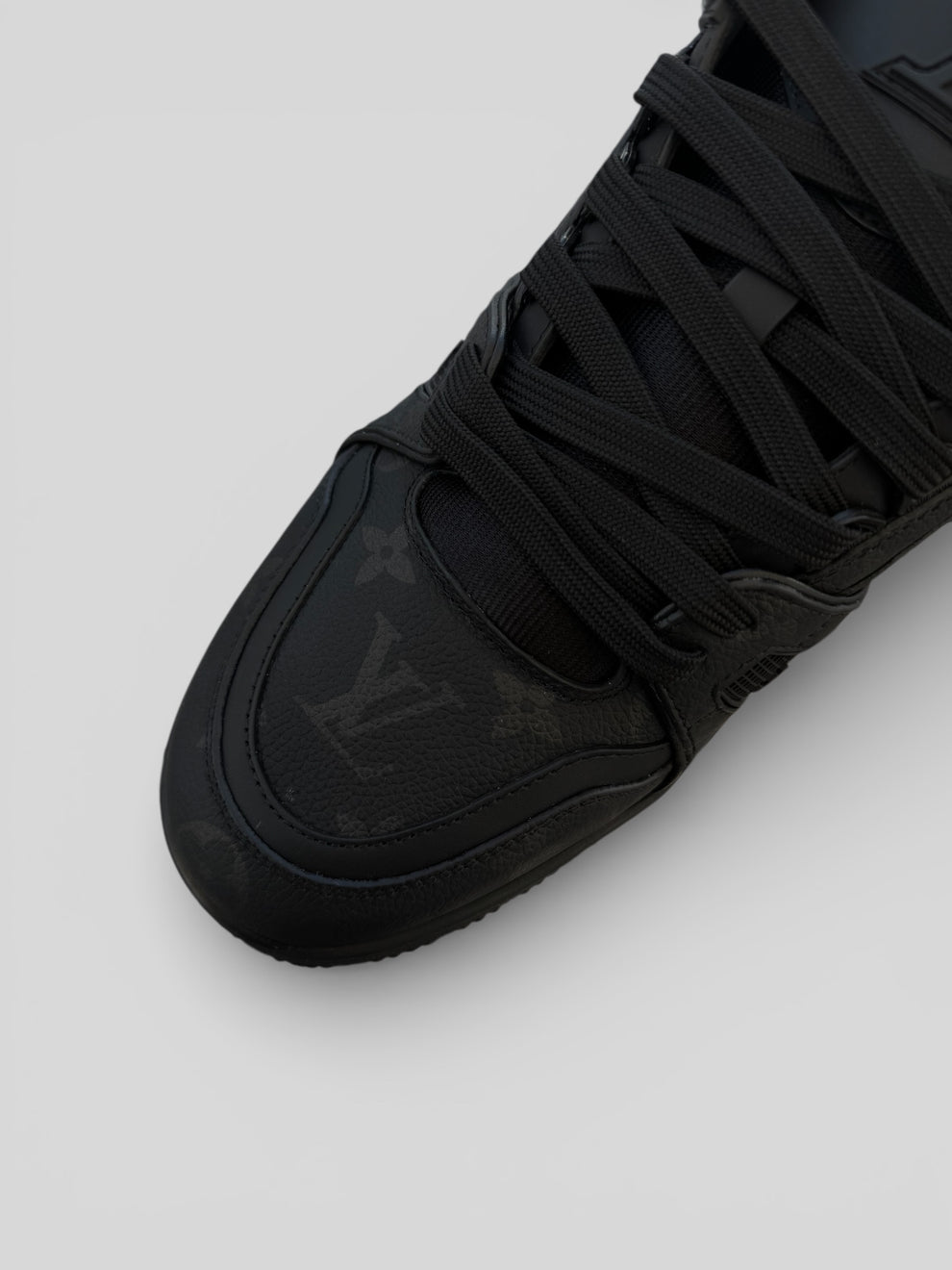 Tenis LV Trainer Denim Noir