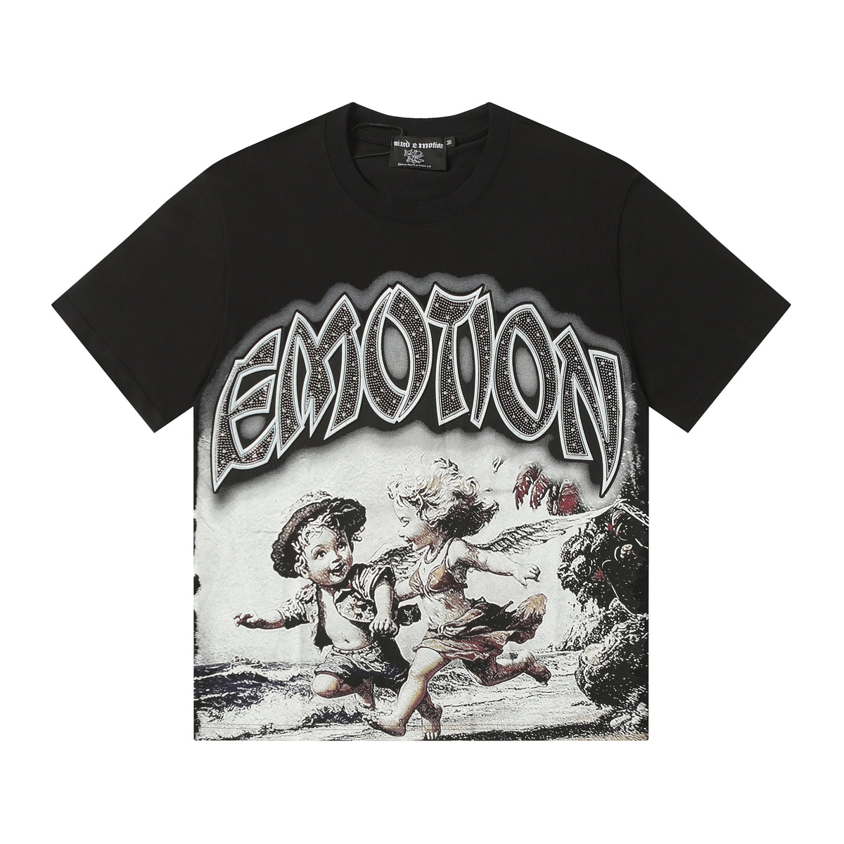 Playera Mixed Emotion – Vintage Angels Blac