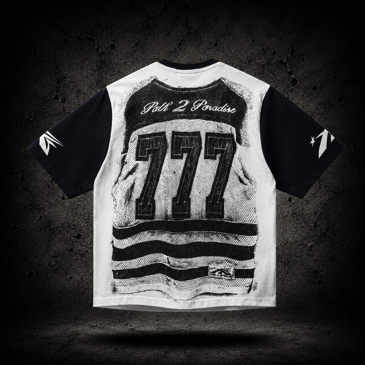 Playera Hellstar Phantom Mask Blanca