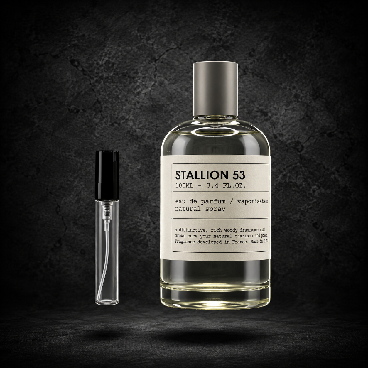 Decant 10ml "Stallion 53" - Dupe Santal 33