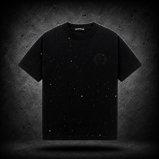 Chrome Hearts Black Splatter Tee