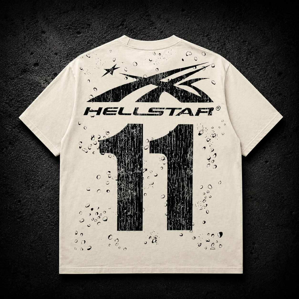 Playera Hellstar Eleven Cream