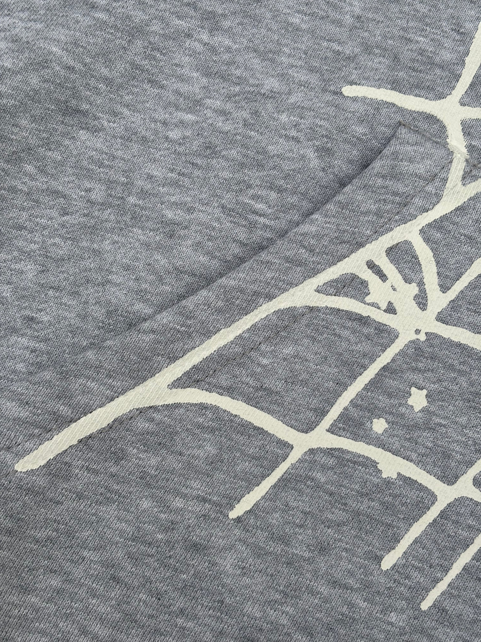 Hoodie Sp5der Web Grey