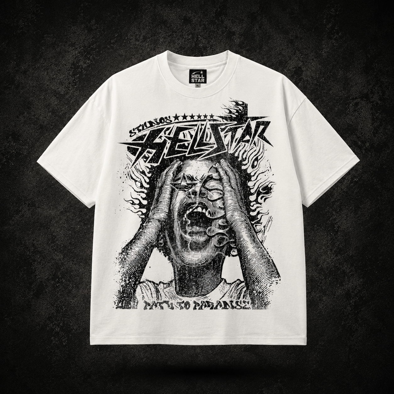 Playera Hellstar Lost in Paradise Blanca