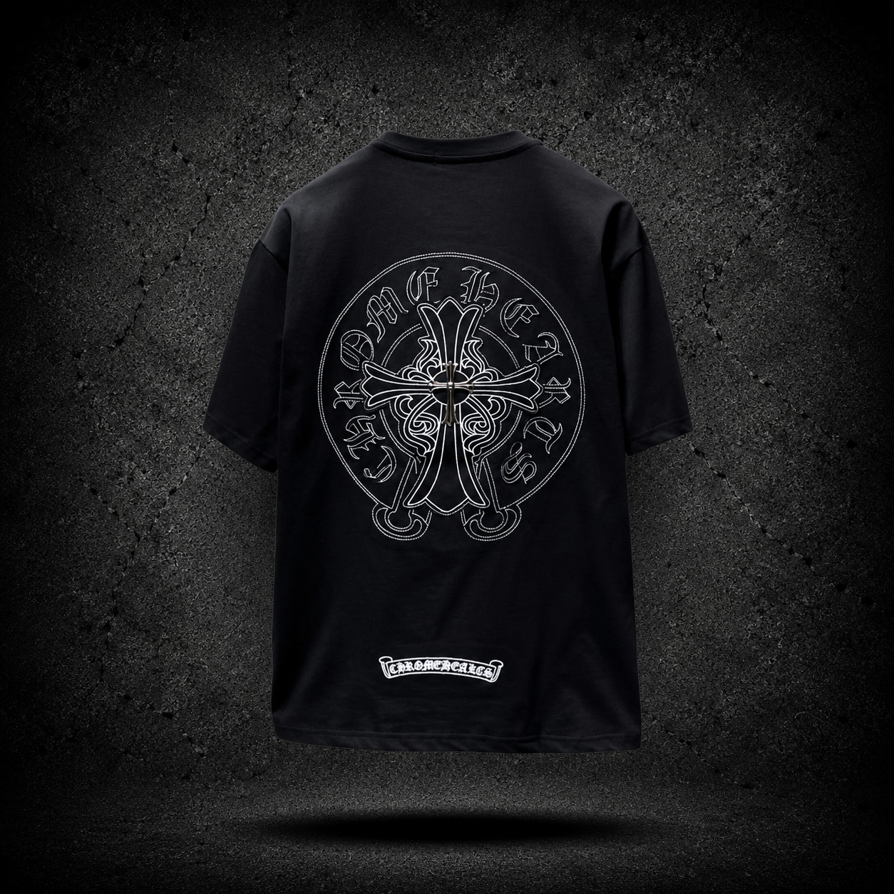 Playera Chrome Hearts Gothic Cross Black