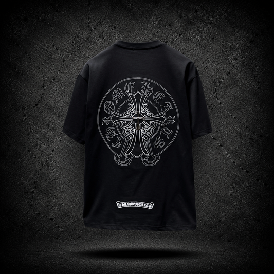 Playera Chrome Hearts Gothic Cross Black