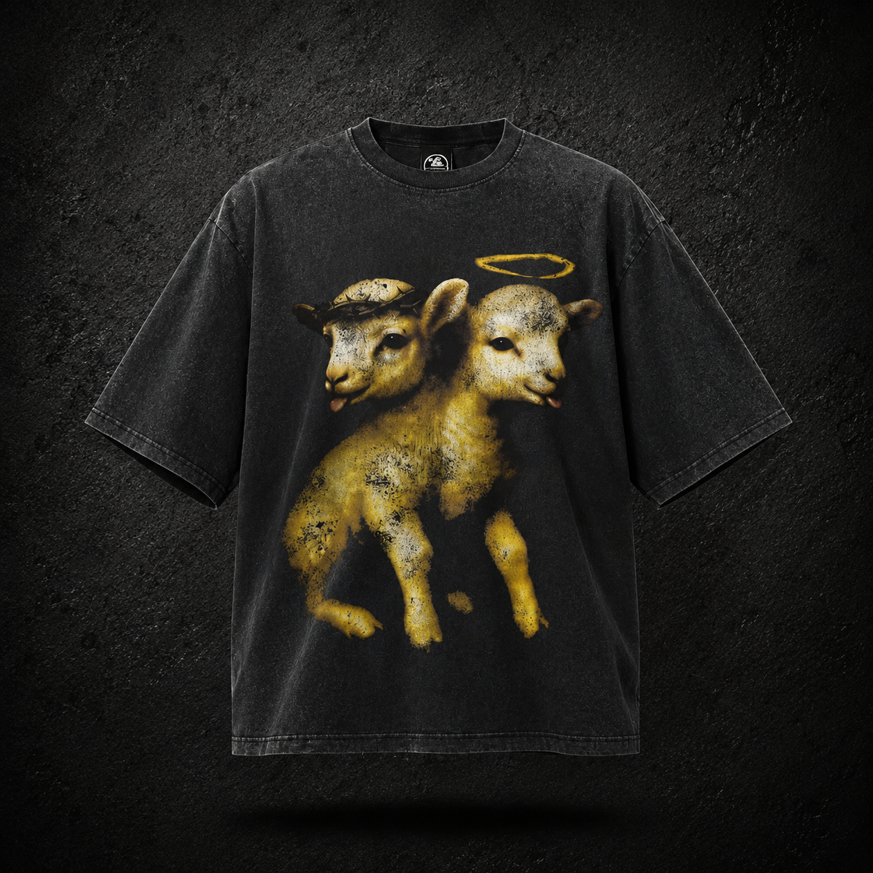 Playera Hellstar Dual Lamb Negra