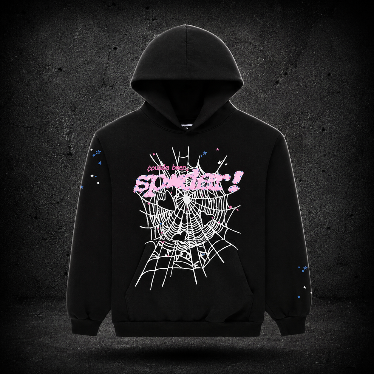 Coulda Been Records Spider Web Hoodie – Black