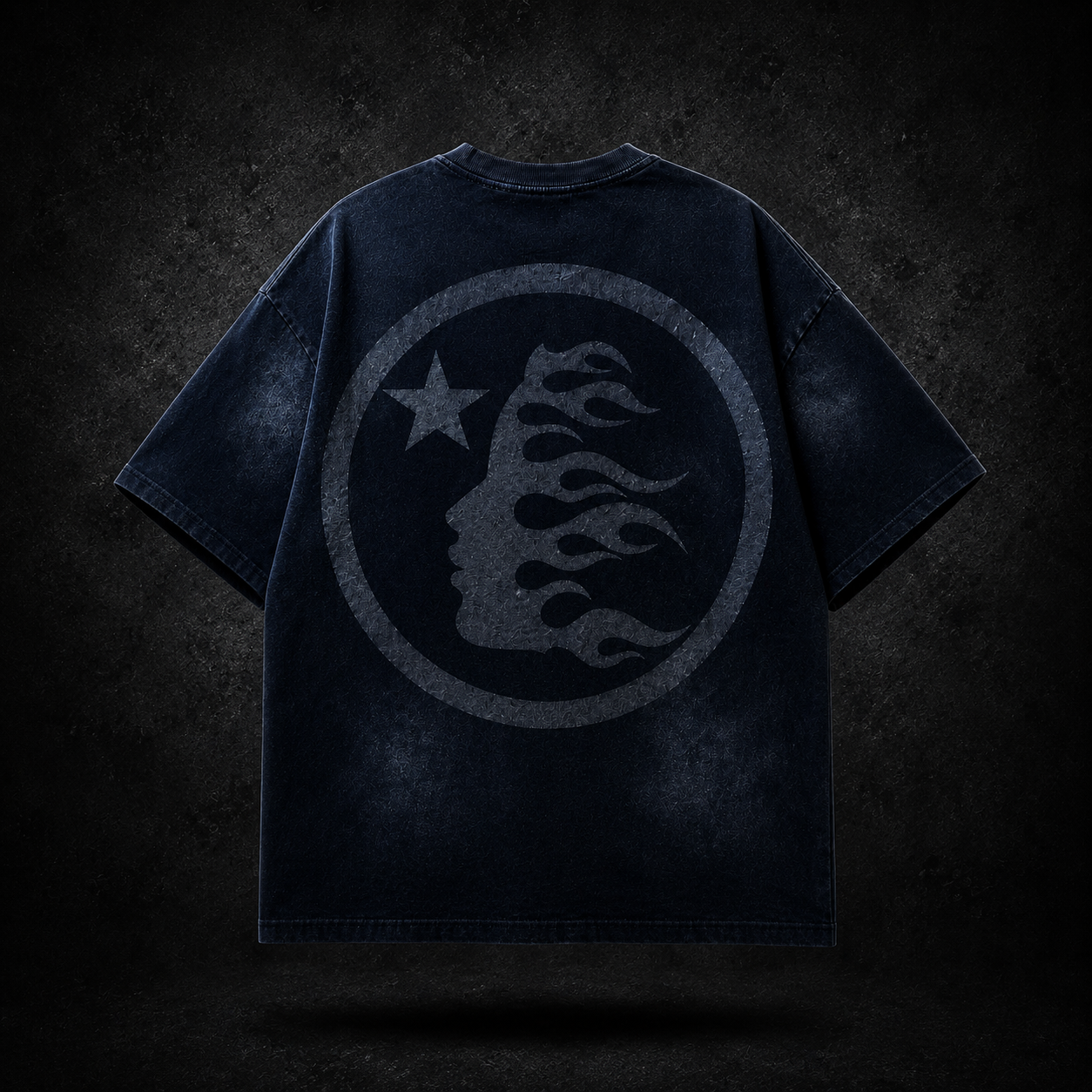 Playera Hellstar Eclipse Rhinestone Negra