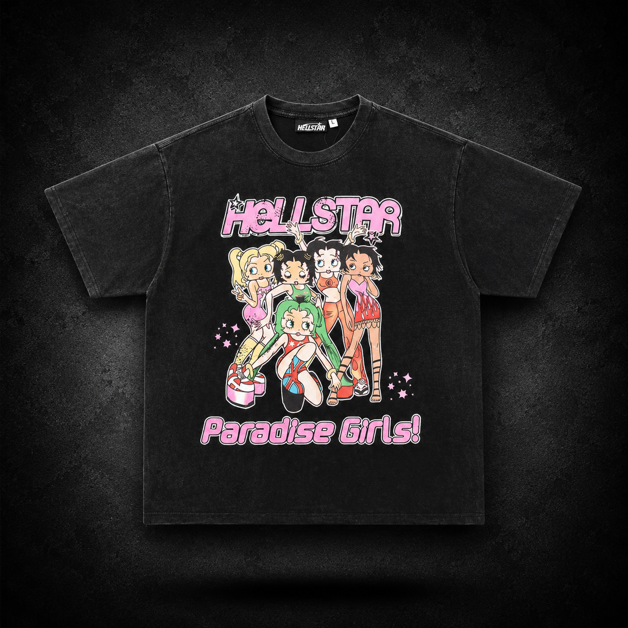 Playera Hellstar Paradise Girls Negra