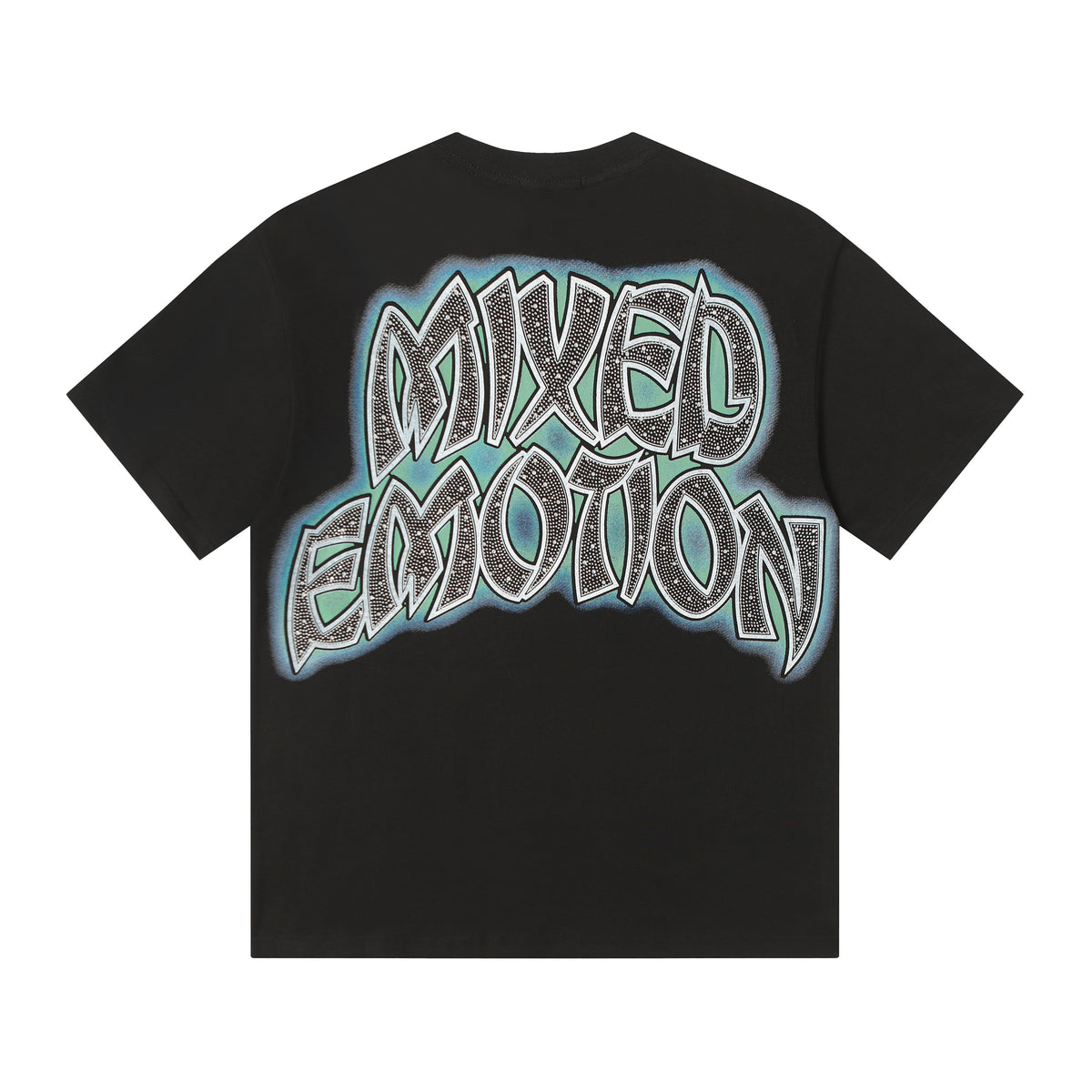 Playera Mixed Emotion – Dark Vision Black