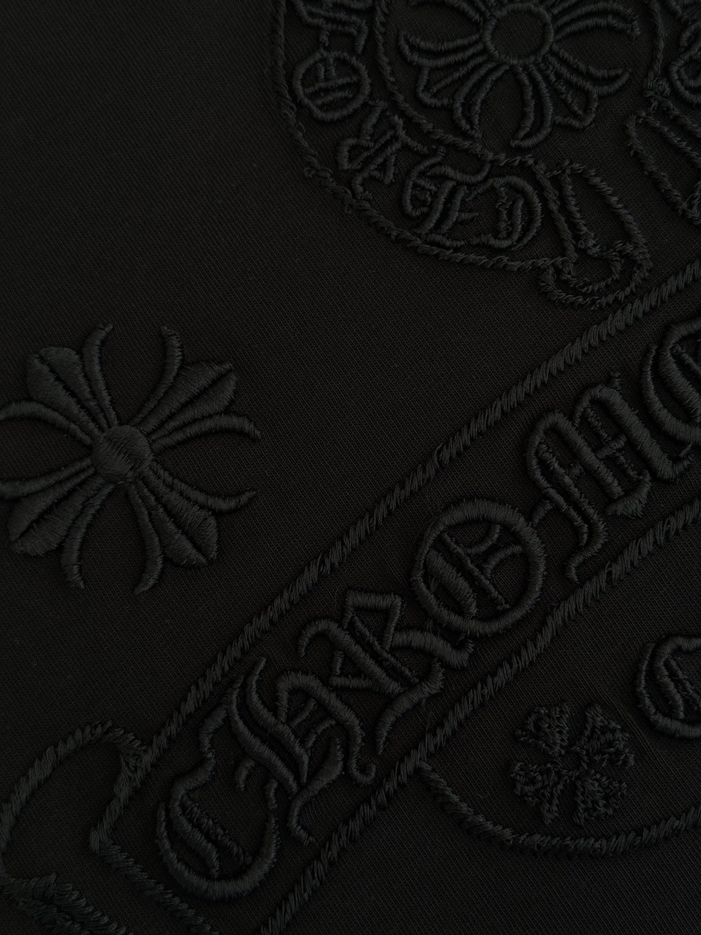 Chrome Hearts Tonal Black Tee 🖤