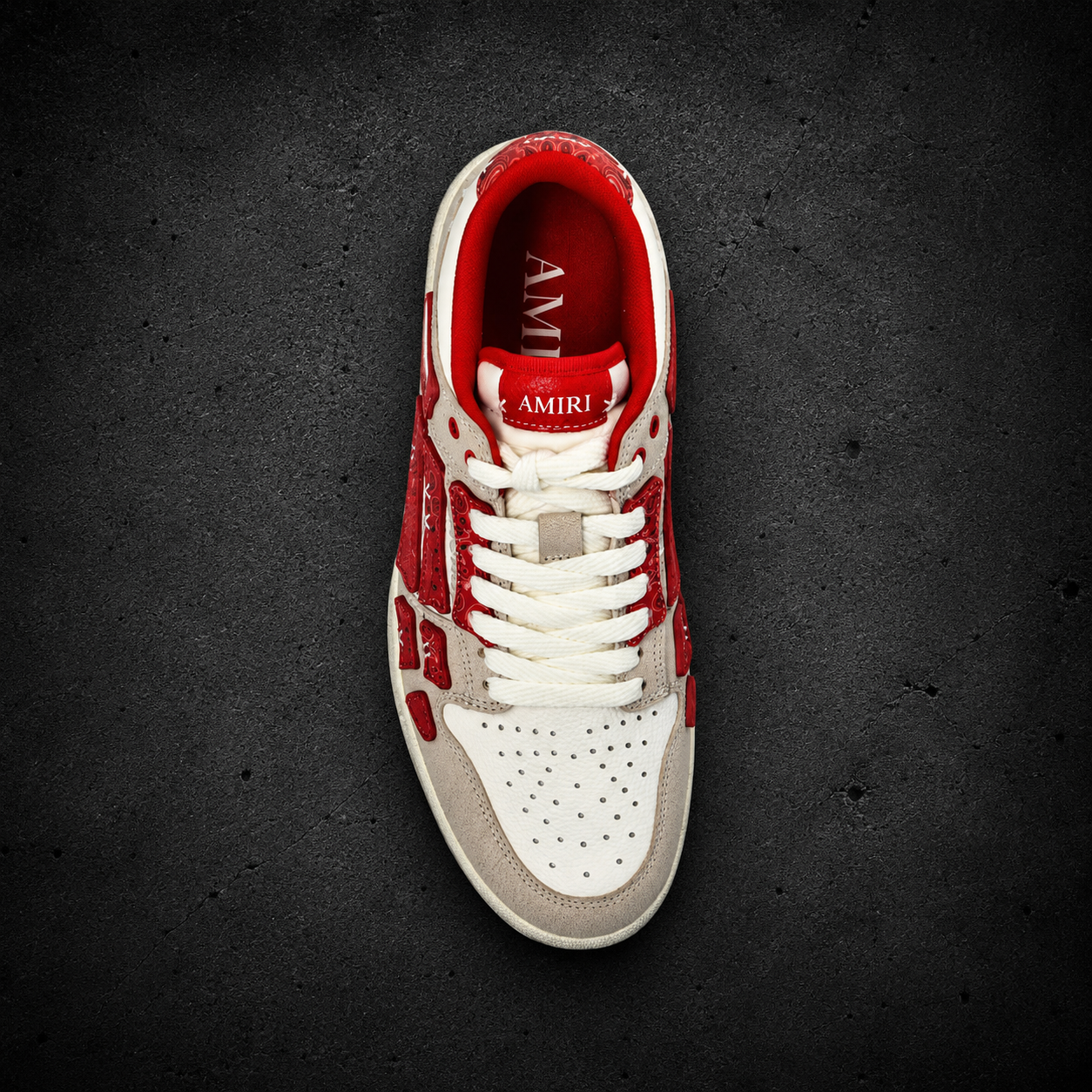 BANDANA SKEL TOP LOW ROJO