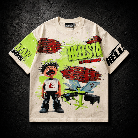 Playera Hellstar Studios Vintage Crema