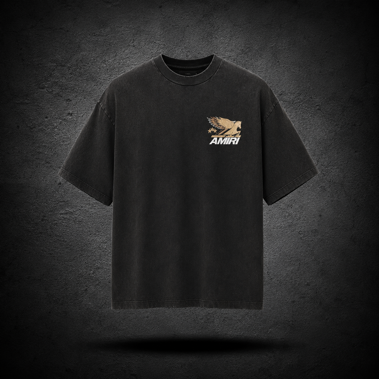 Playera AMIRI Pegasus Vintage Black