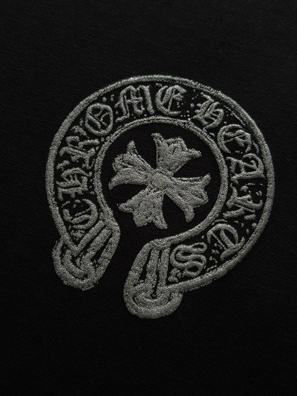Chrome Hearts Horseshoe Cross Black Tee