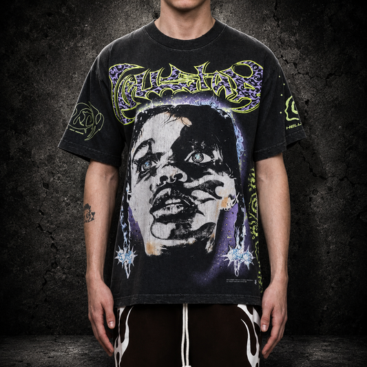 Playera Hellstar Eclipse Portrait Vintage