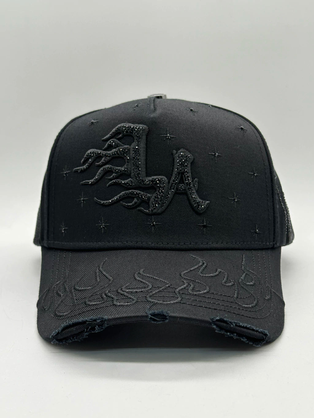 GORRA BIG BOSS X KLAN HATS // LA FLAME BLACK KLAN