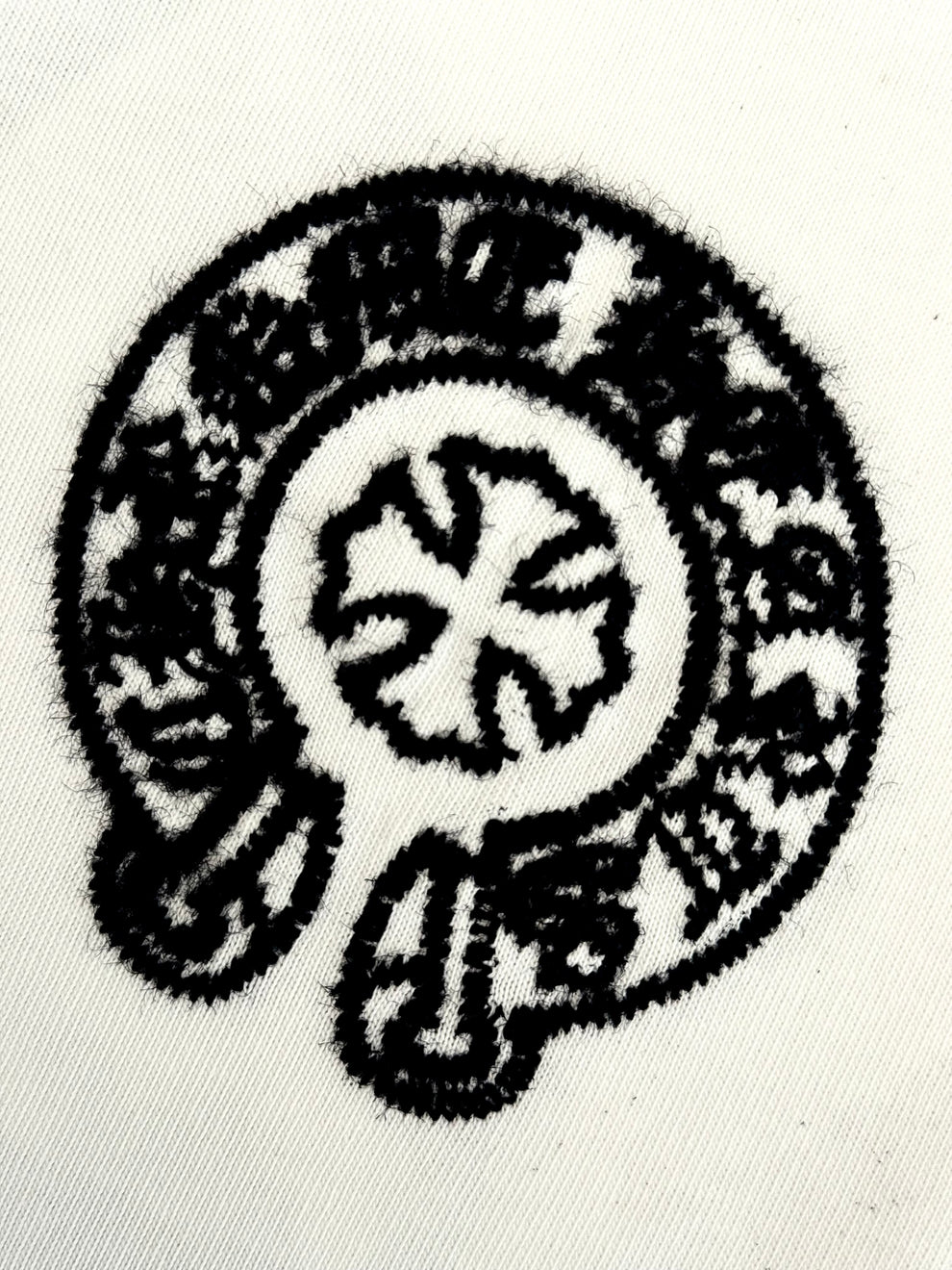 Chrome Hearts Horseshoe Cross White Tee