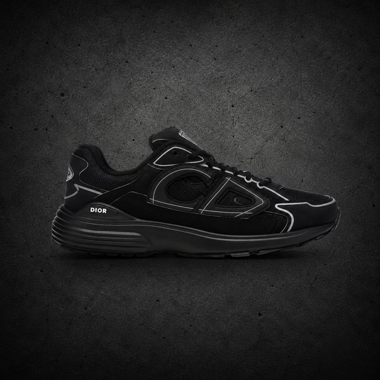 Dior B30 en negro Monocromático