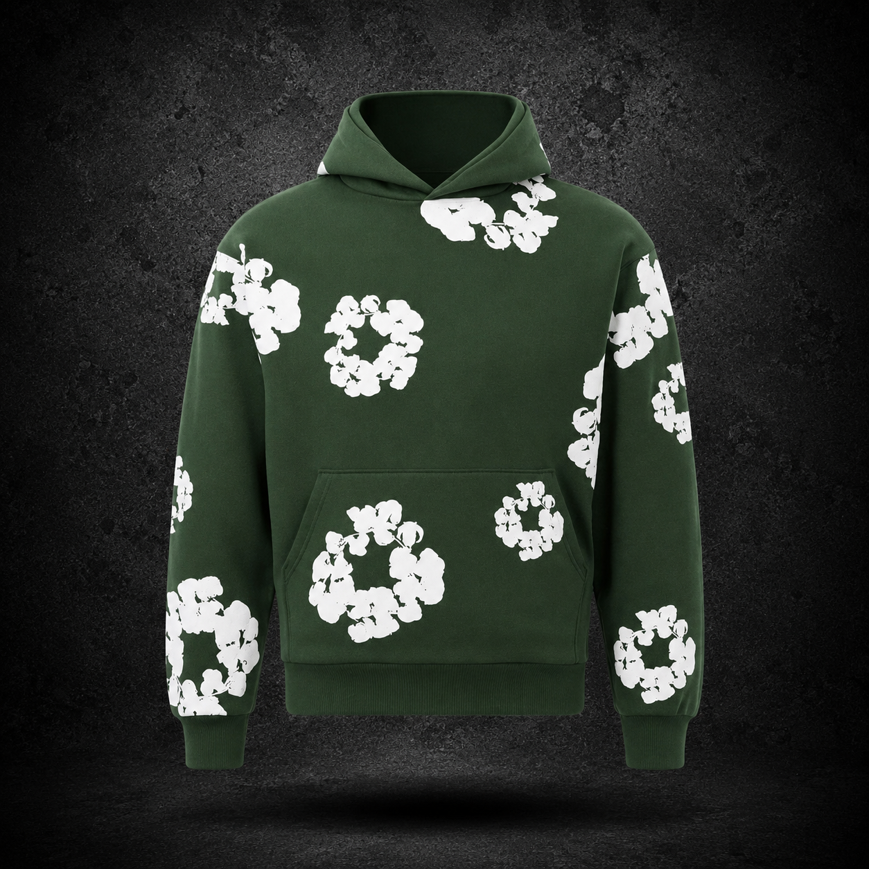 Hoodie Denim Tears Verde