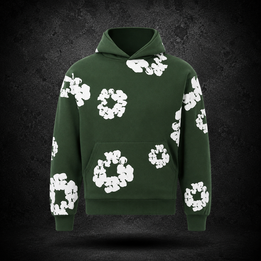 Hoodie Denim Tears Verde