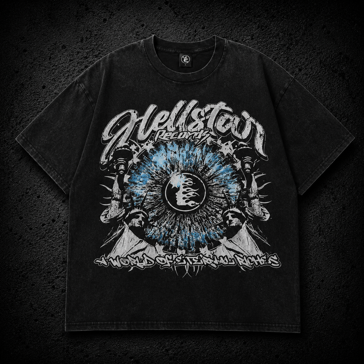 Playera Hellstar Records Black