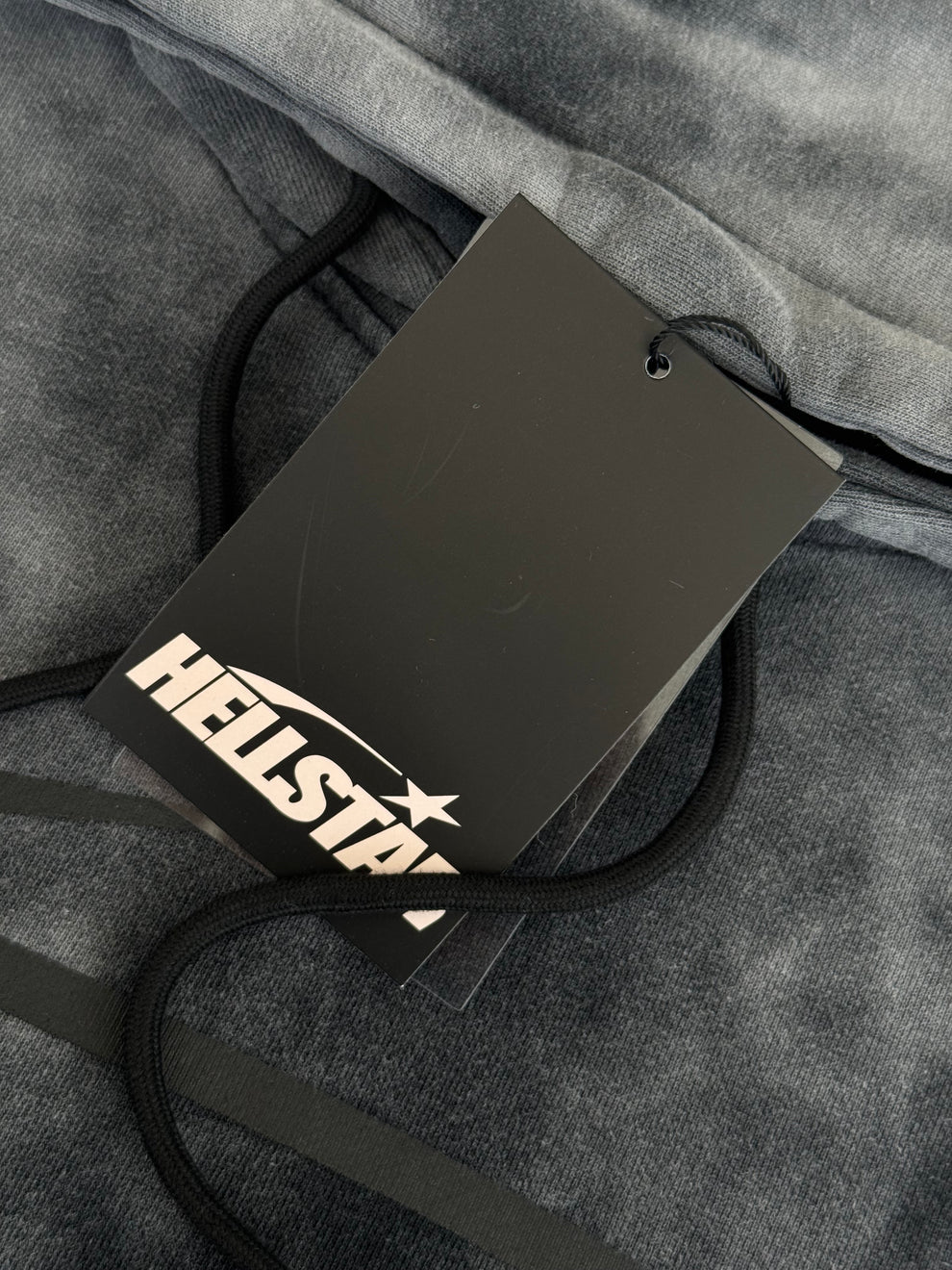 Hellstar Phantom Washed Hoodie – Charcoal