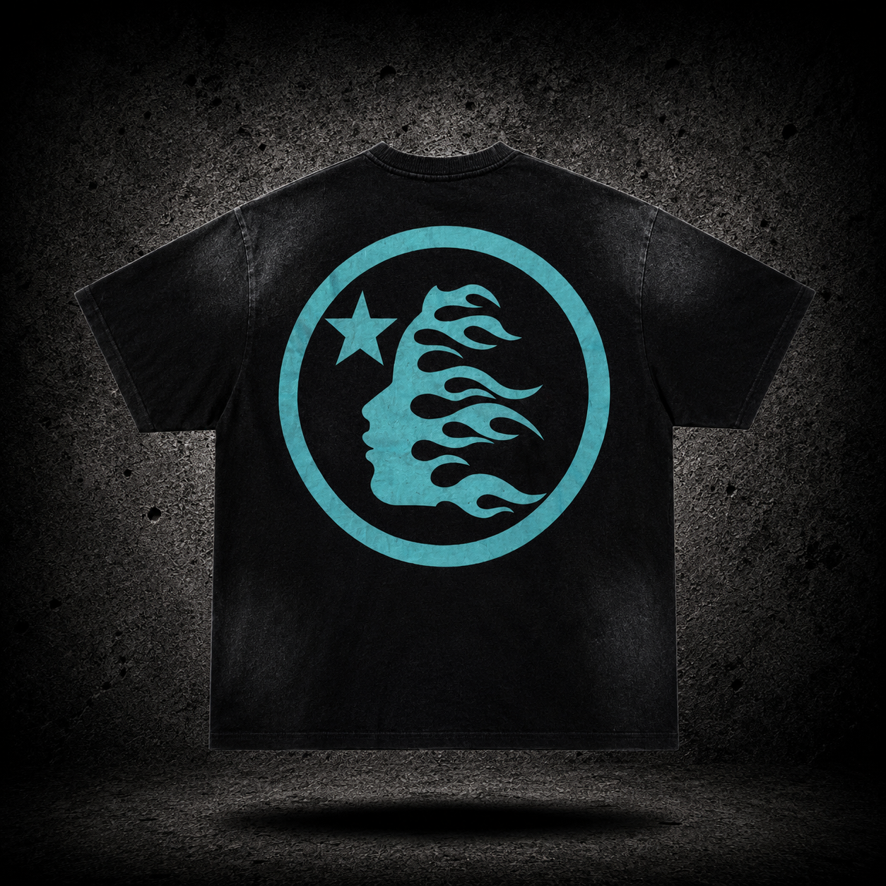 Playera Hellstar Classic Logo Negra