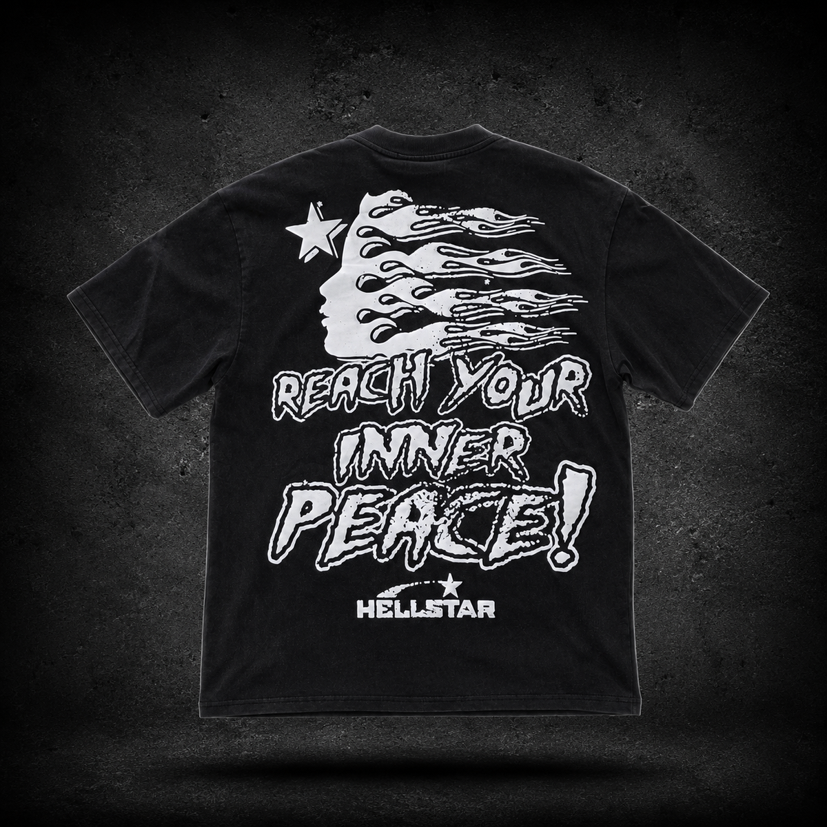 Hellstar Inner Peace Skeleton Tee – Black