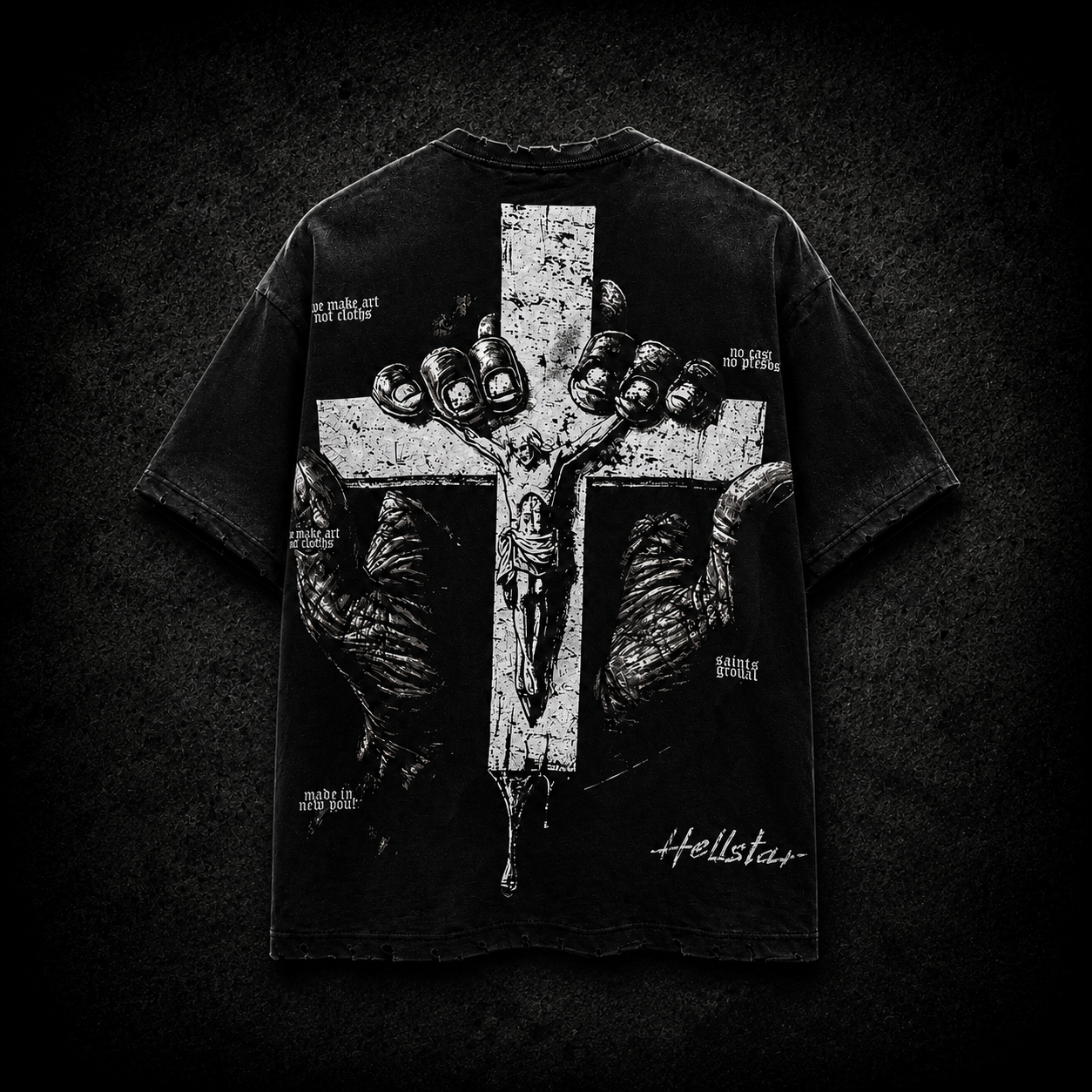 Playera Hellstar Crown of Shadows Negra