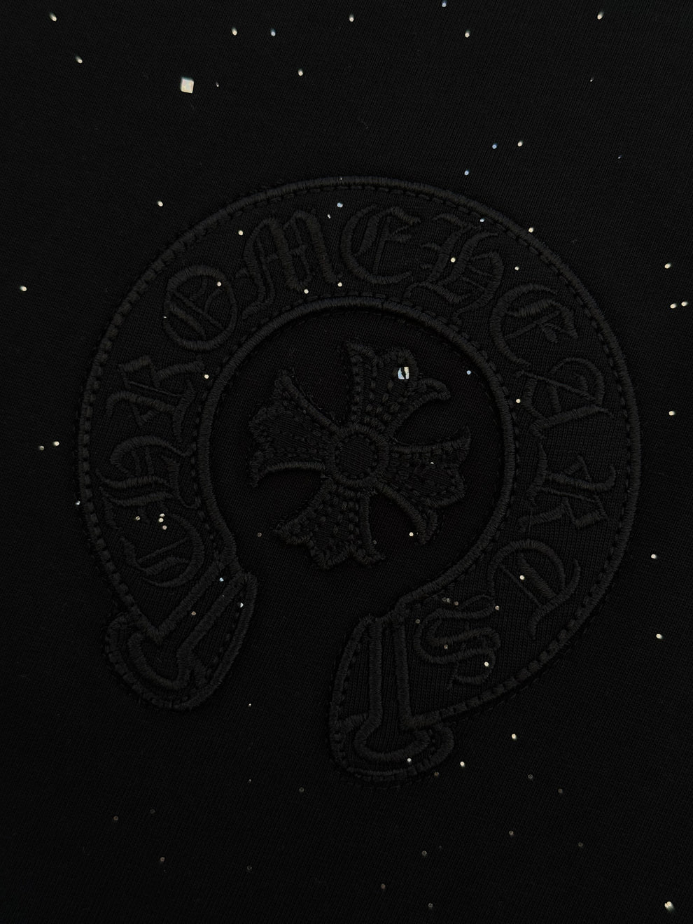 Chrome Hearts Black Splatter Tee